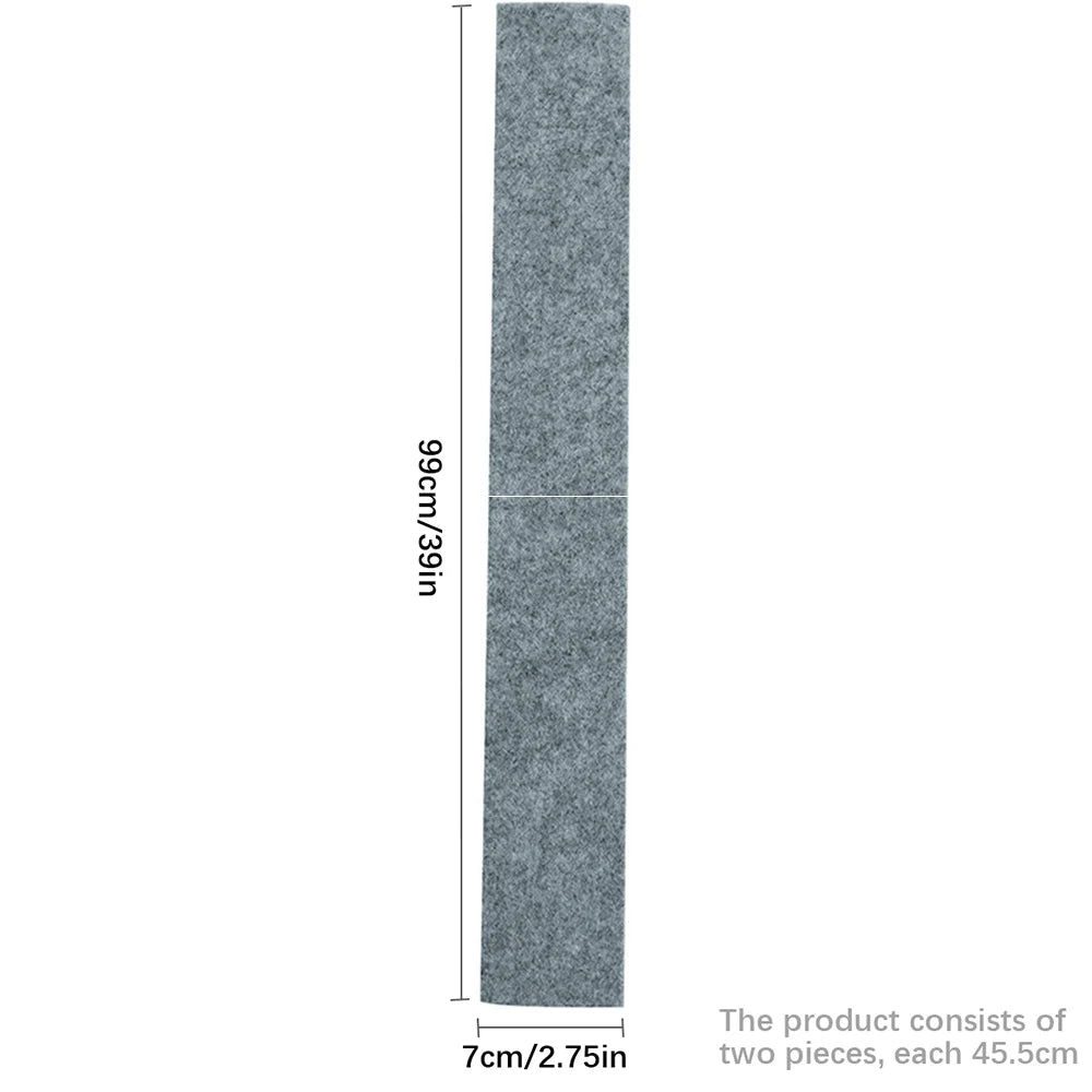 Self Adhesive Window Water Absorbing Strip Keep Dry Thickened Felt for Condensation Prevention Winter Windowsill Wall Protection Oasis Select 99Cm grey