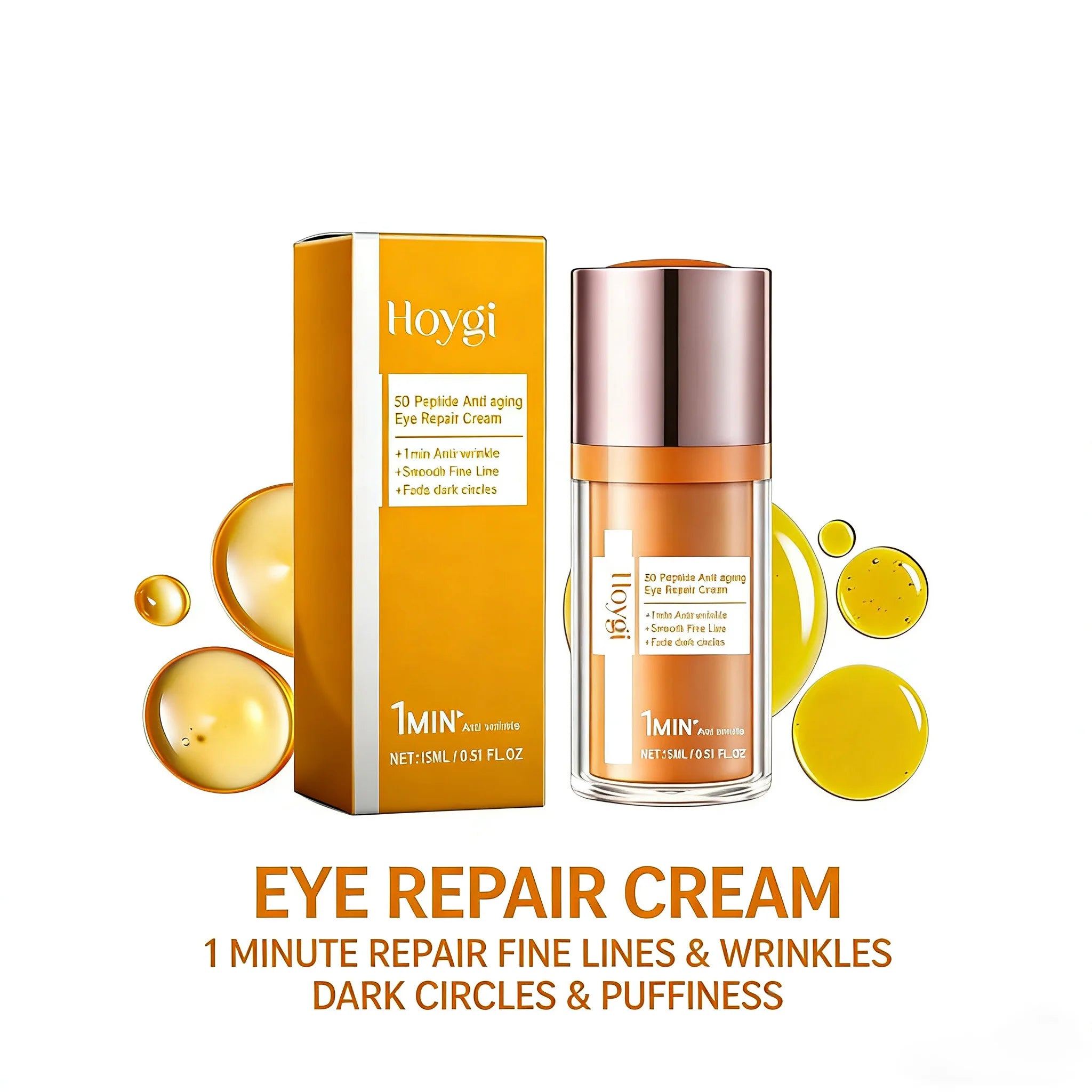 HOYGI 5D Peptide Eye Cream Anti-wrinkle Firming Remove Dark Circles Reduce Fine Lines Crow's Feet Oasis Select