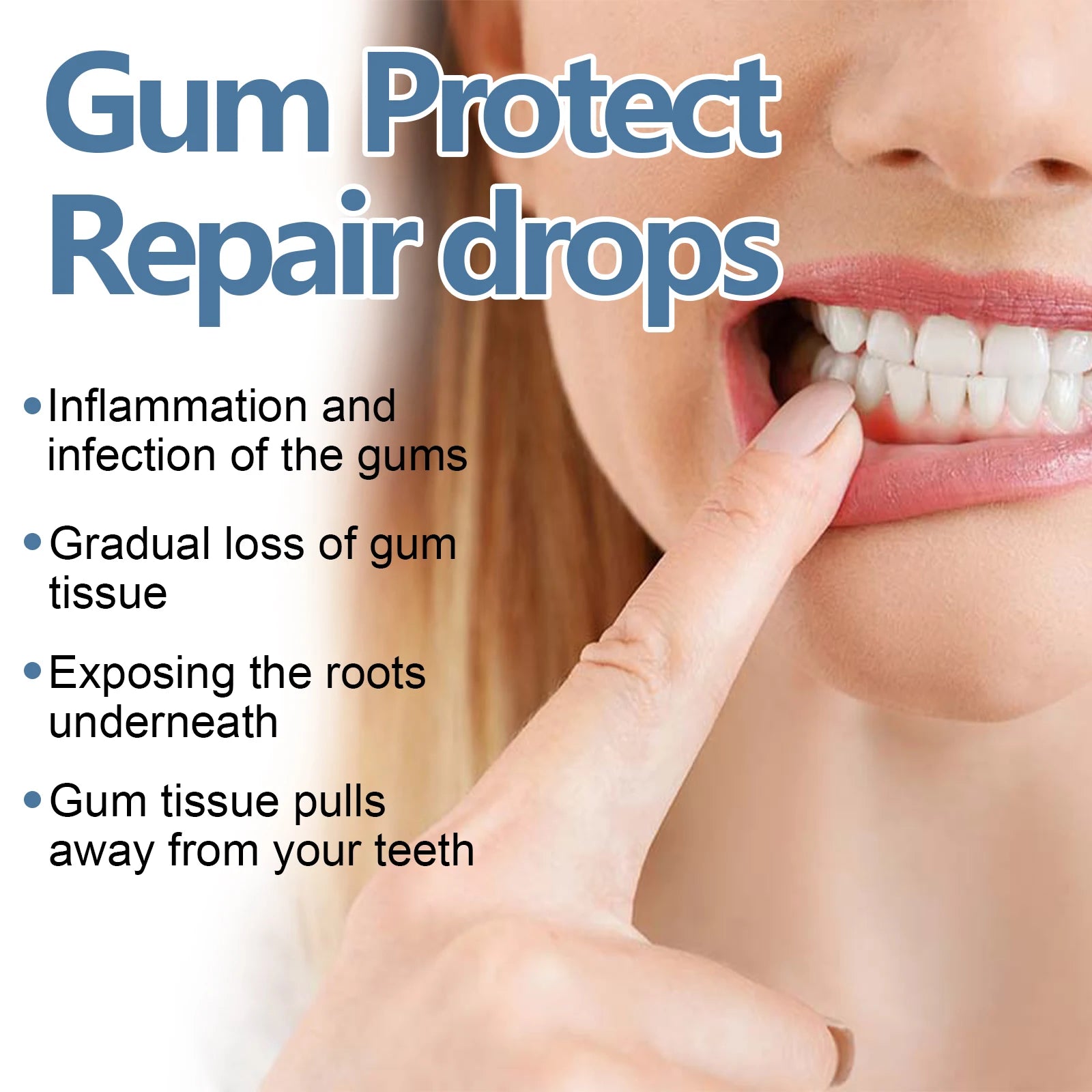 New 30ml Dental Care Drops Gums Care Serum Relieve Tooth Allergy Gum Pain Tooth Stain Cleaning Toothpaste for Gum Tooth Support Oasis Select