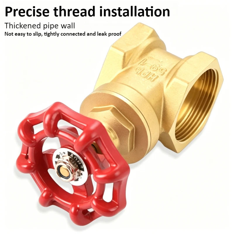 1/2 "3/4" 1 "bidirectional Brass Gate Valve Manual Water Meter DN15 20 25 32 40 50 Water Valve Internal Thread Switch Valve Oasis Select