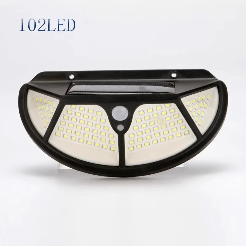8000LM Powerful Solar Wall Lamp with Remote Outdoor IP65 Waterproof LED Floodlight with Sensor Garden Yard Lantern Street Lig Oasis Select 102LED