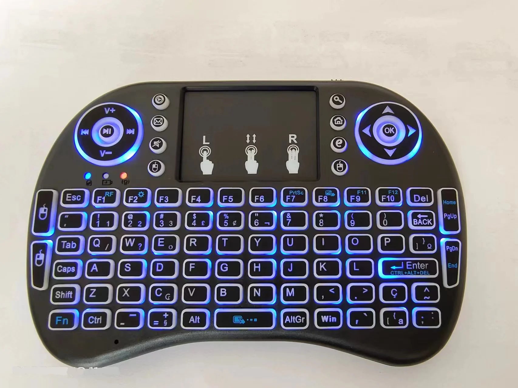 AyeBeau RGB Mini Wireless Keyboard & Touchpad | Multi-Language