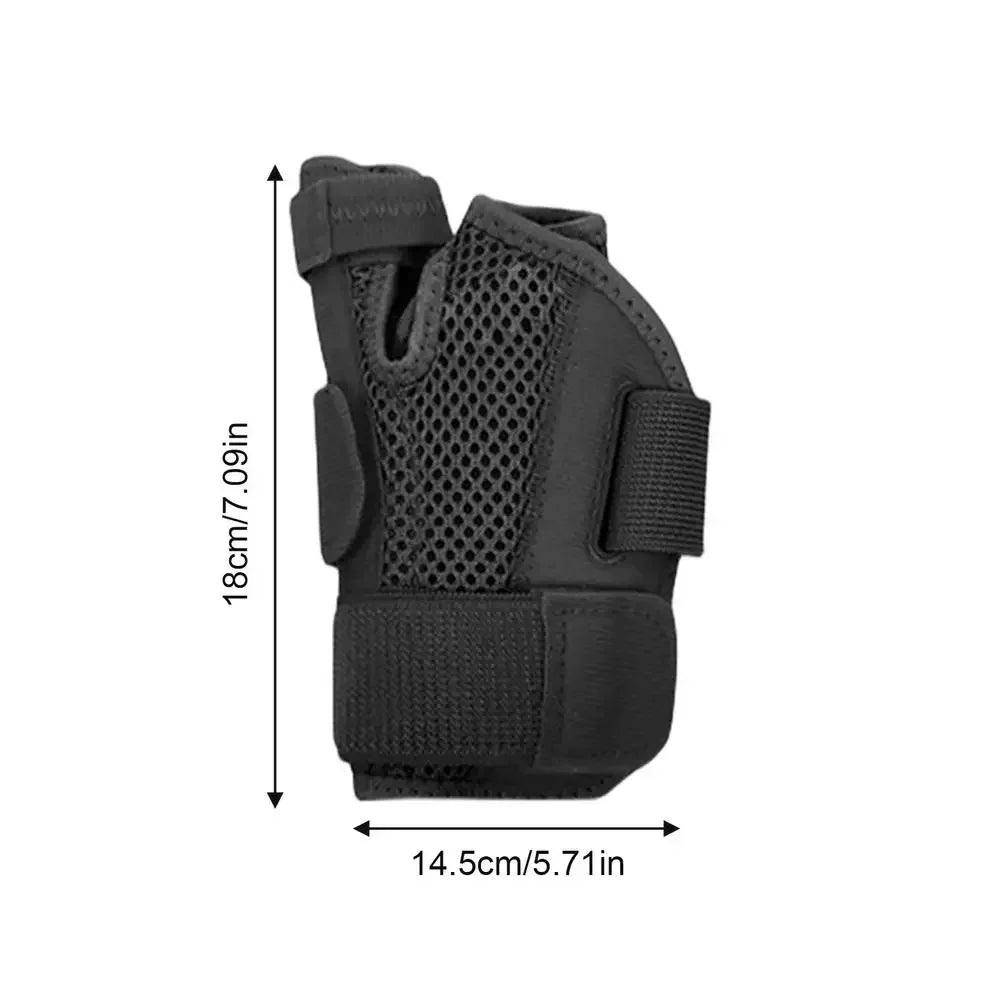 Wrist Support Professional Splint Wrist Brace Protector Band Arthritis Carpal Tunnel Hand Sprain Tendinitis Wristband Breathable Oasis Select B Black 1PCS