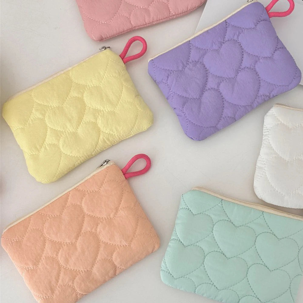 New Cute Candy Color Coin Purses Small Canvas Coin Wallet Lady Girls Earphone Coin Key Money Storage Bag Zipper Pouch Oasis Select