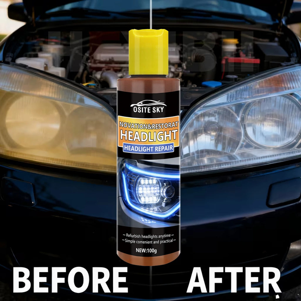Car Headlight Lens Restoration Kit – Repair & Clarity Fluid Headlight Restoration Kit Oasis Select