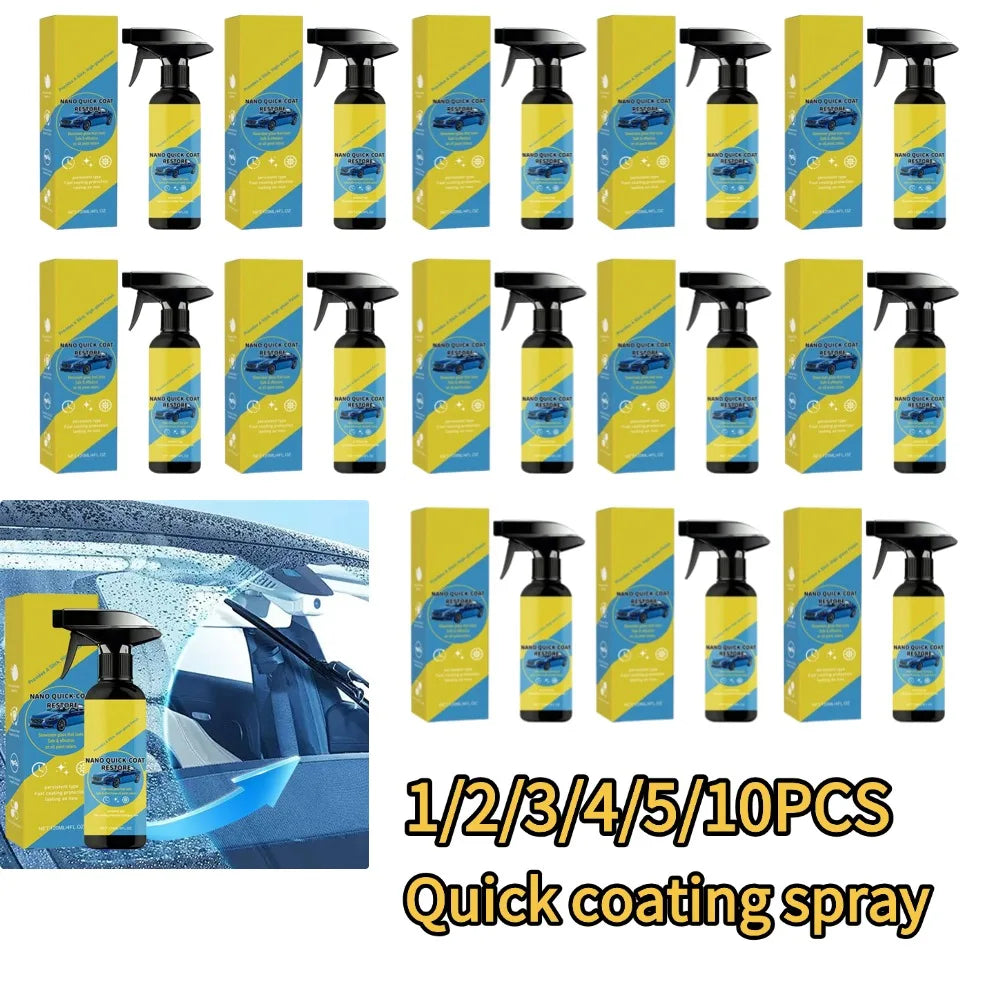 Car Automotive Nano Ceramic Coating Spray Hydrophobic Paint Sealant Polishing Liquid High Gloss Long Lasting Protection Oasis Select