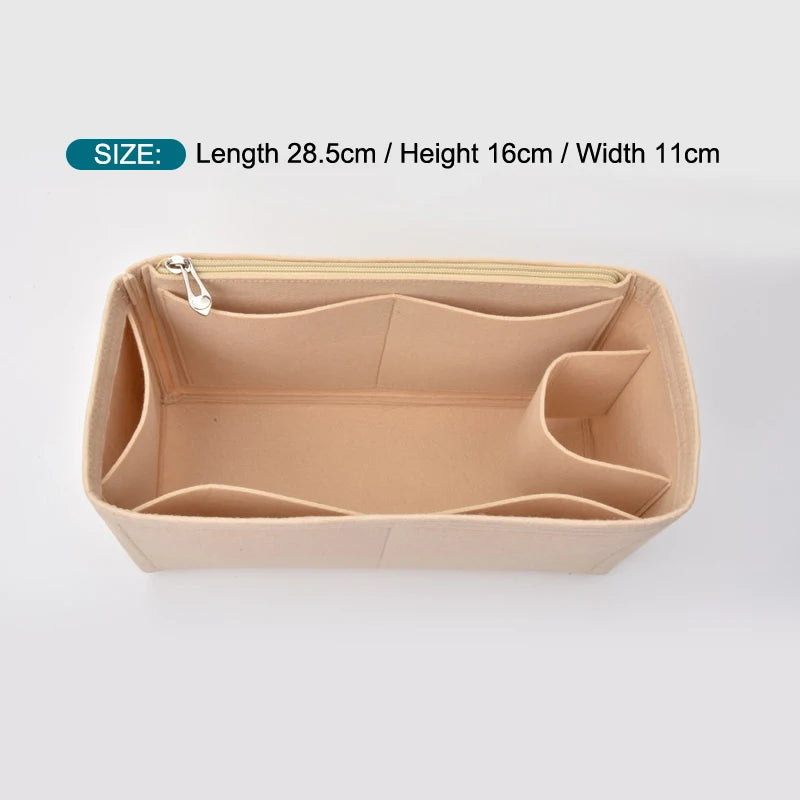 Felt Purse Organizer Insert – Bag Shaper & Storage Liner