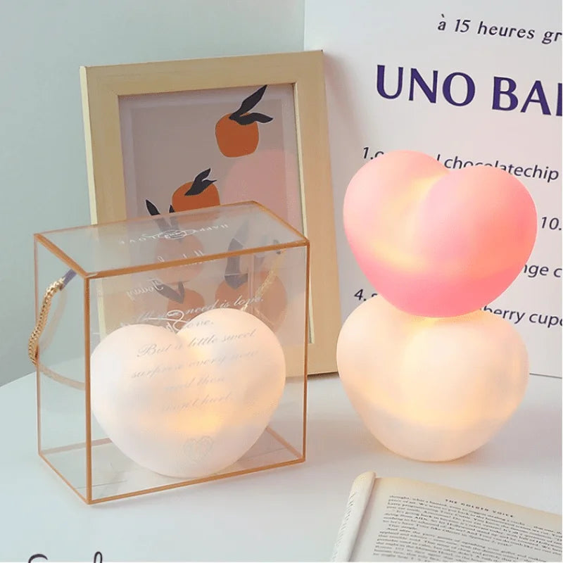 Love Night Light Birthday Valentine's Day Gift LED Night Light Decorates Bedroom Ornament Gift Oasis Select WHITE