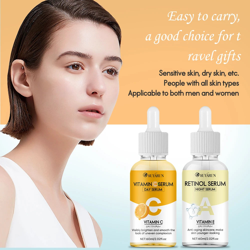 Vitamin C & Retinol Face Serum Duo – Brighten & Firm Skin Face Serum Duo Oasis Select