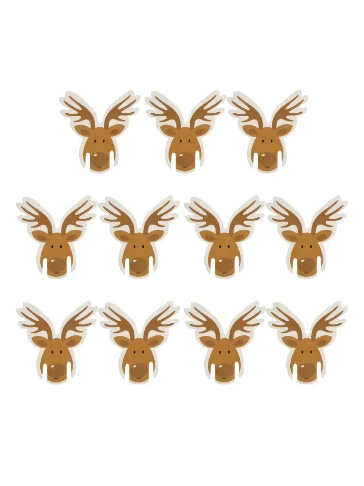 Wine Glass Card Christmas Cup Card Ornaments Place Cards Table Supplies 10pcs Home Decoration Kitchen Merry Christmas Oasis Select G China Mainland