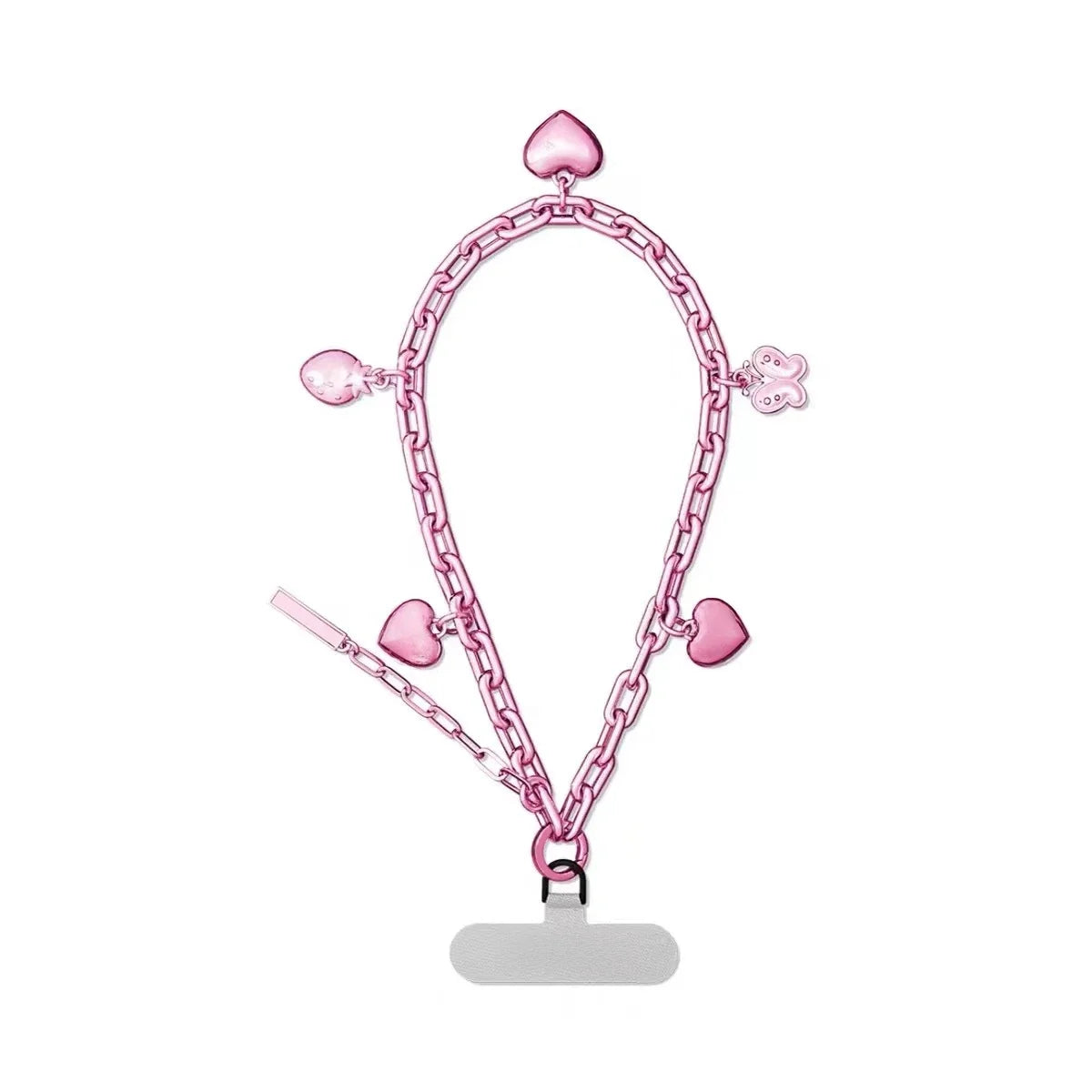 DIY Phone Charm Lanyard Hook Sticker for iPhone & Galaxy Cases
