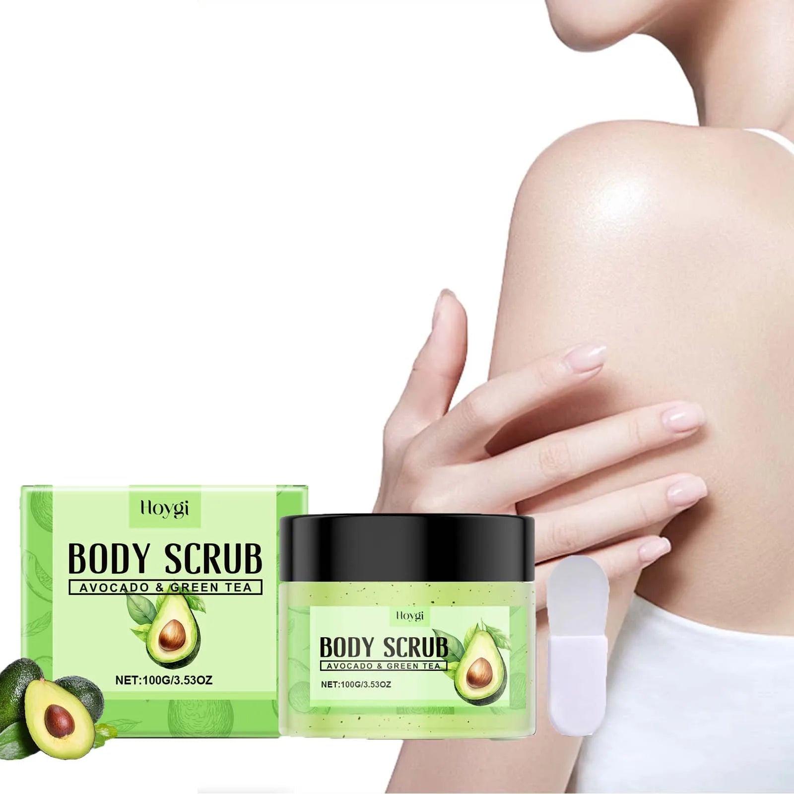 Matcha Body Scrub Gentle Exfoliating Cleansing Pores Effectively Removes Dirt Smooth Skin Nourishing Skin Scrub Nourishing Care Oasis Select