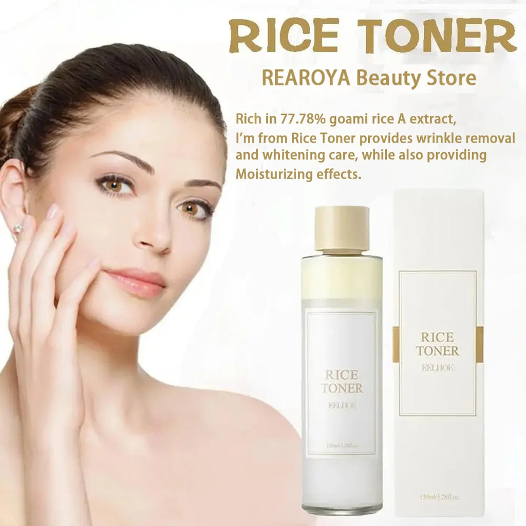 REAROYA Rice Toner – Brightening, Firming & Moisturizing 150ml Rice Face Toner Oasis Select Default Title