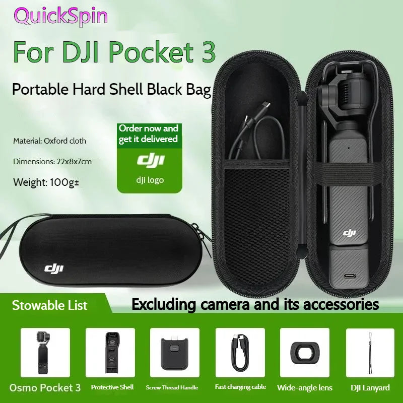 DJI Osmo Pocket 3/4 Hard Shell Carry Case Storage Bag