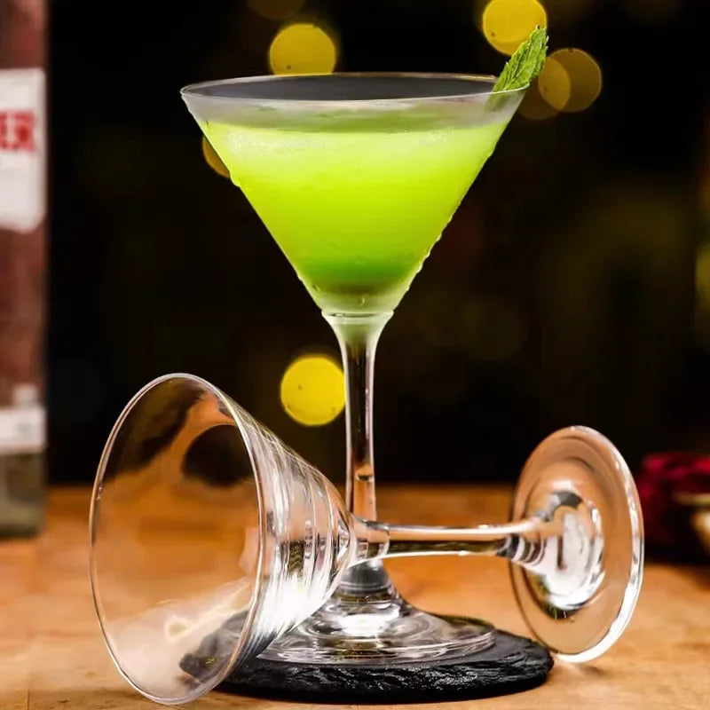 Triangle Glass Cocktail Glass Martini Creative Tall Glass Bar Classic Mixers Oasis Select