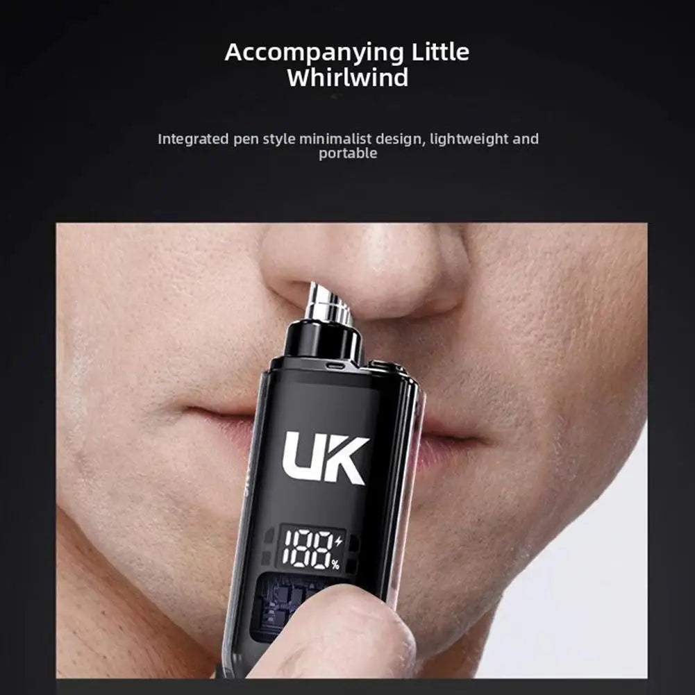 Digital Electric Nose Hair Trimmer Painless Shaving Mens Eyebrow Nose Trimmer USB Rechargeable Ear & Nose Hair Trimmer Machine Oasis Select