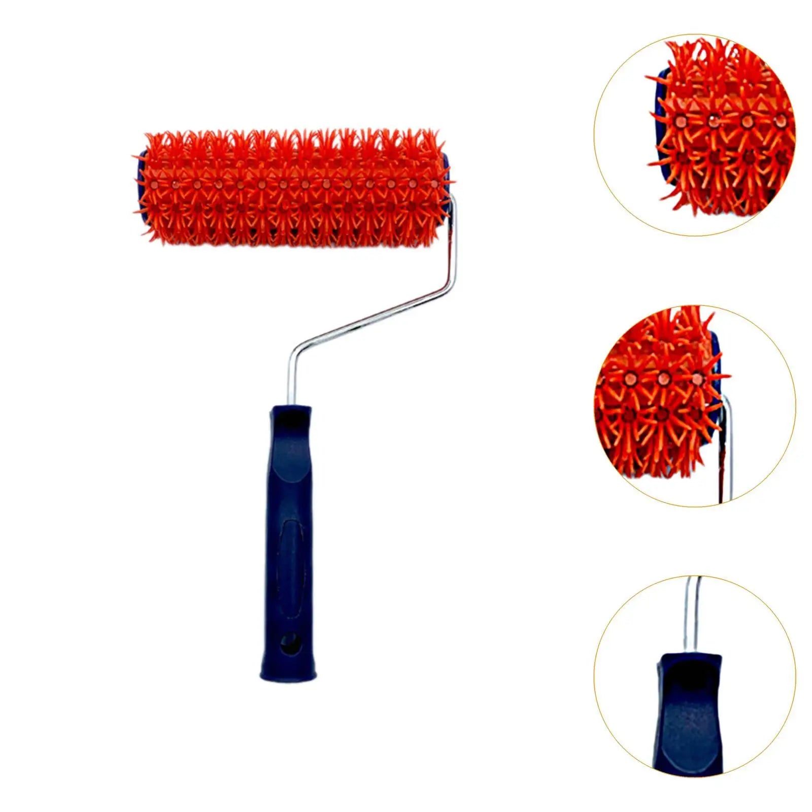Paint Roller Smooth Rolling with Handle Accessory Painting Roller Brush DIY Art Paint Tool for Home Finishing and Improvement Oasis Select