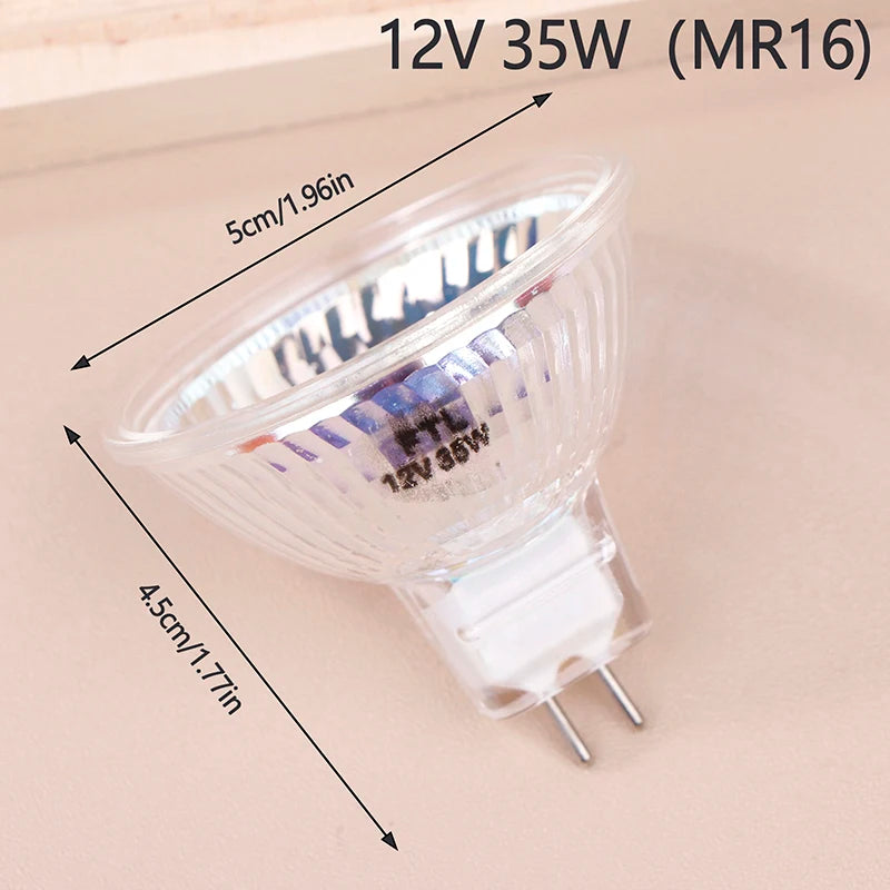 AC/DC 12V Halogen Bulb Lamp Cup Light MR11 MR16 GU5.3 GU10 High Brightness Spotlight Oasis Select A5