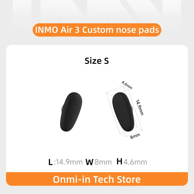 INMO AIR3 Accessories: Ring, Cable, Touchpad, Clip & Nose Pad
