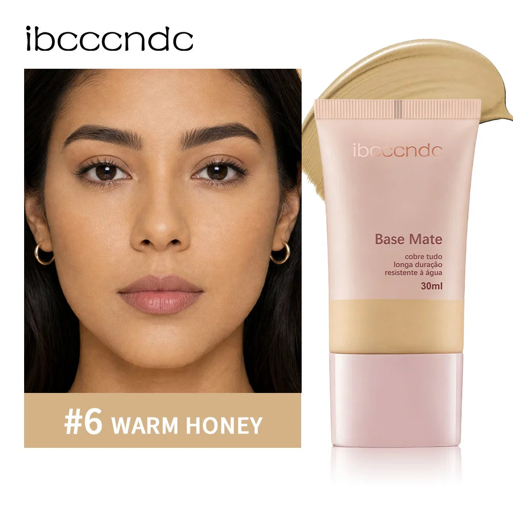 Matte Foundation Natural Coverage Waterproof Long Lasting Smudge Proof Oil Control Moisturizing Nourishing Face Makeup Daily Use Oasis Select Color 6