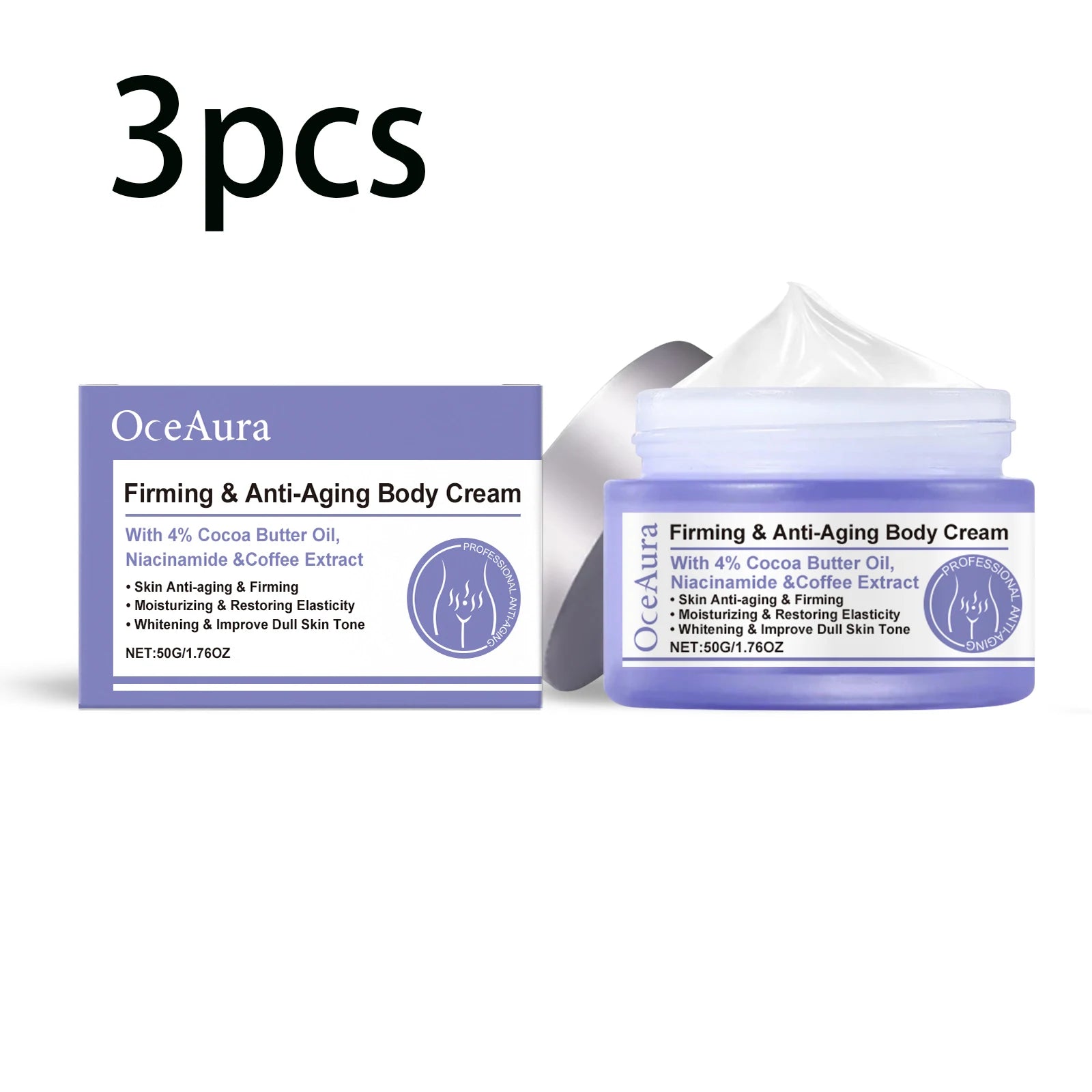 Firming Neck Cream Anti-Aging Smoothing Wrinkles Fine Lines Improves Crepey Skin Moisturizing Hyaluronic Acid Tightening Lotion Oasis Select 150g boxed