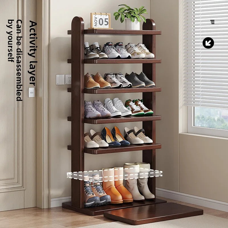 The multi-layer floor shoe rack at the entrance of the home is small and narrow, and does not occupy a simple shoe cabinet Oasis Select