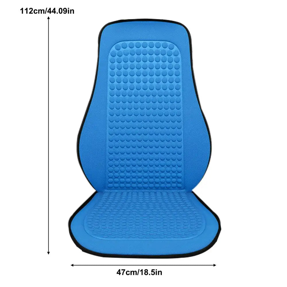 1pc Summer Cooling Seat Cushion Breathable Car Seat Covers Bump Massage Automobiles Seat Cover Universal Seat Protector Pad ﻿ Oasis Select Blue