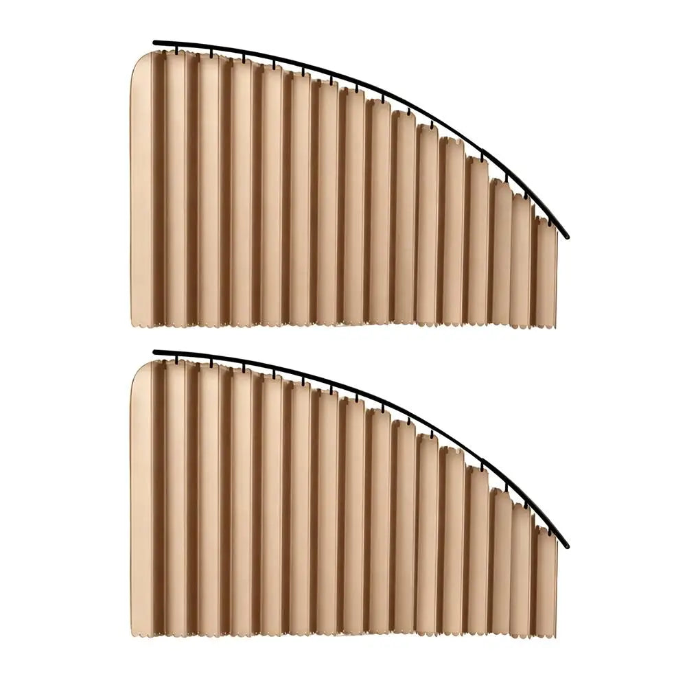 2/4Pcs Car Side Window Sun Shade, Automatic Telescopic Curtain, Foldable Heat Shield, UV Blocking Privacy for Sedan SUV Oasis Select Brown Front 2pc