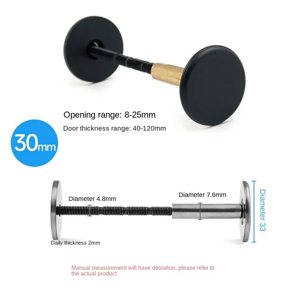 New Galvanized Door Hole Blocker Anti Theft Safety Cat Eye Blocker Multifunctional Decorative Cover Lock Hole Patching Tool Door Oasis Select Style 3