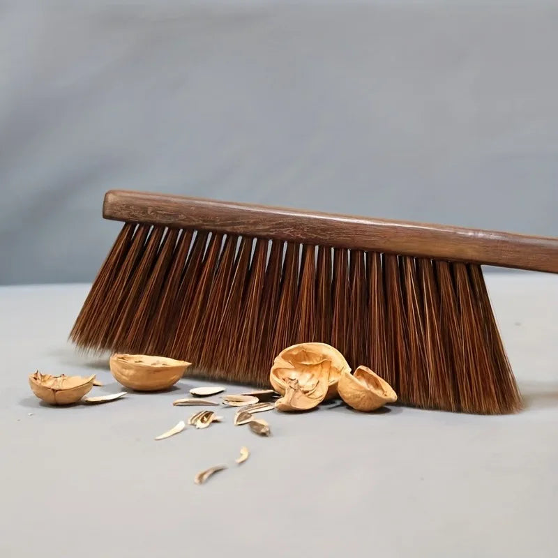 1pc Clean Soft Bristle Dusting Brush with Natural Wooden Handle, Plastic Material, Manual Uncharged Operation Deep Cleaning Oasis Select