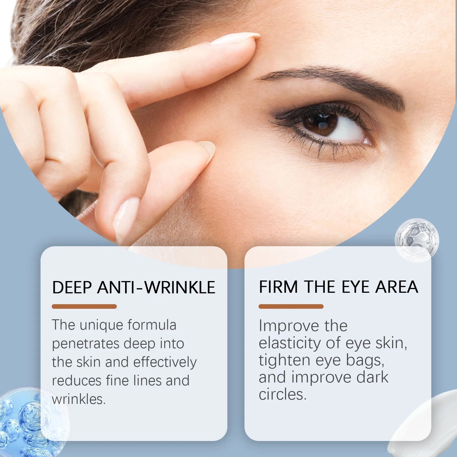 Anti-Aging Eye Cream Firming Lifting Fade Fine Lines Deep Moisturizing Whitening Anti Dark Circles Softens Skin Care Oasis Select