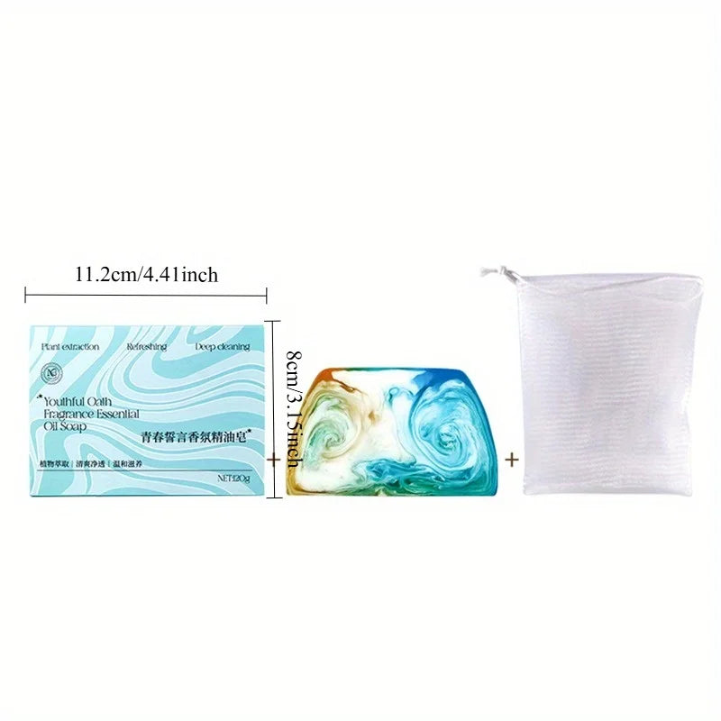Colorful Scented Handmade Soap, Containing Jasmine and Cedar Extracts, Bathing Makeup Remover Facial Soap, Bathing Body Oasis Select