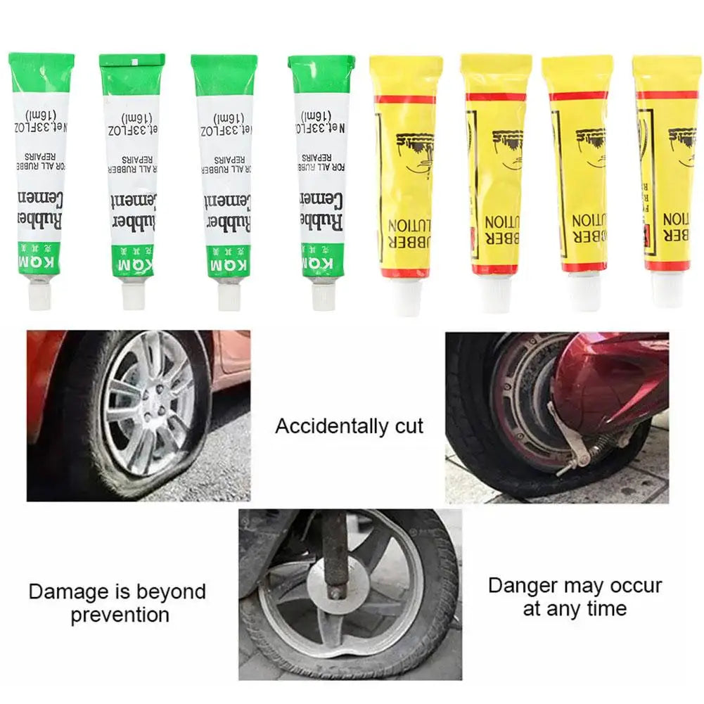 Car & Bike Tire Repair Glue – Waterproof Rubber Adhesive
