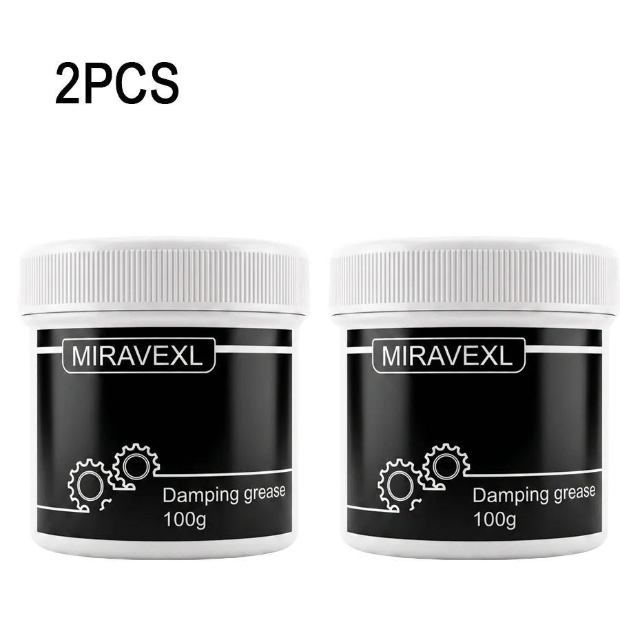 Car Interior Noise Canceller Damping Grease Universal Lubricant for Sunroof Track Door Handle Dashboard Gear Plastic Lubricating Oasis Select 2PCS