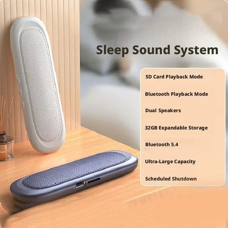 Under Pillow Bluetooth Speaker Bone Conduction Mini Speaker Sleep Music Player With TF Card Slot Sleeping Pillow Speaker For Bed Oasis Select