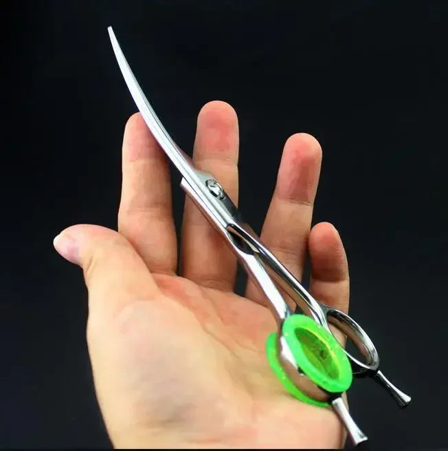 10/5PCS Silicone Finger Rings for Cat Dog Hair Scissors Professional Pet Grooming Scissors Protector Cutting Curved Shears Oasis Select