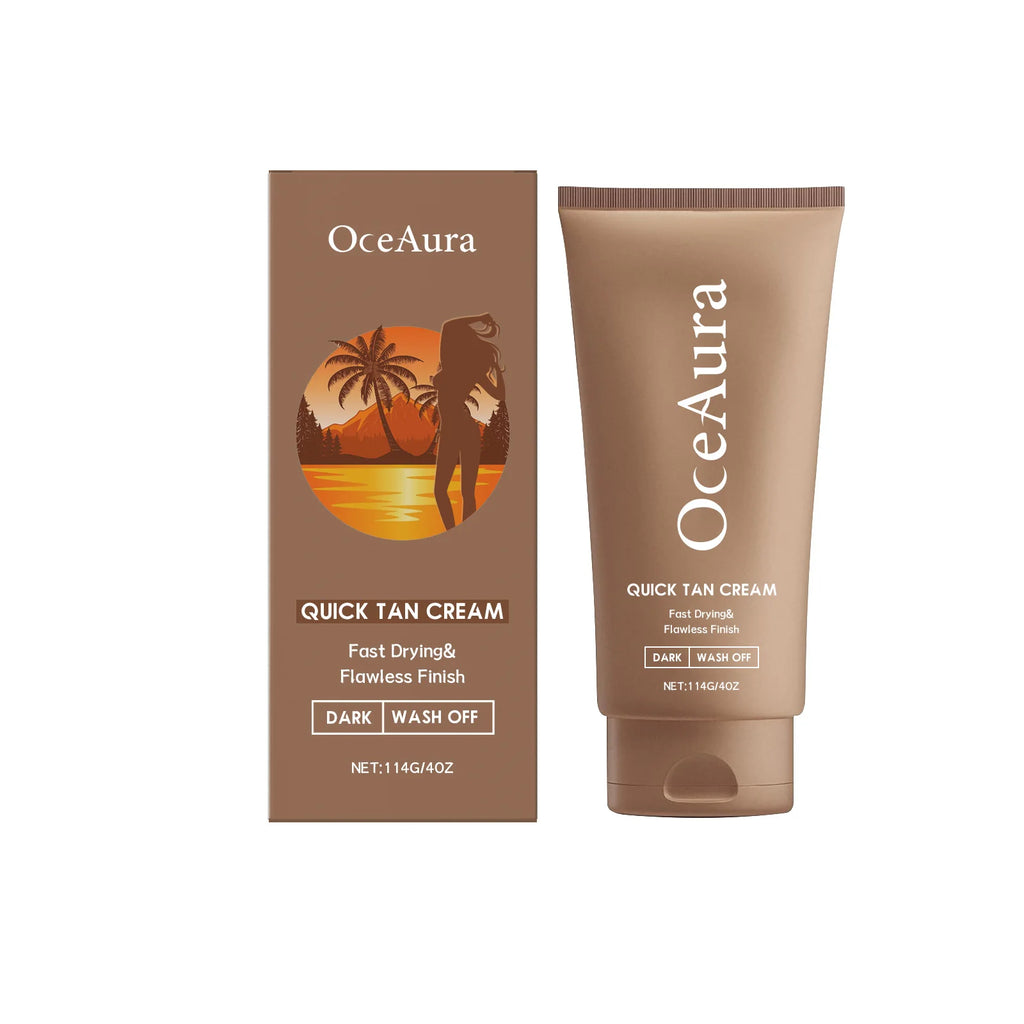 Body Self Tanning Cream Natural Bronzing Self Tanning Lotion with Moisturizing & Nourishing Oils Healthy Glow Sunless Tanner Oasis Select 114g Boxed