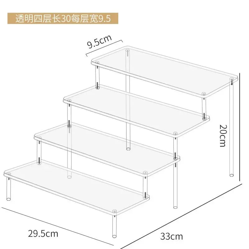 Clear Acrylic Display Stand | Perfume, Cupcake & Figurine Riser