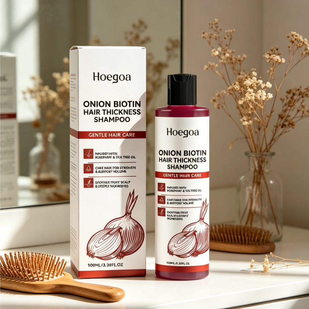 Hoegoa Onion Biotin Shampoo – Scalp Soothing & Nourishing Biotin Hair Shampoo Oasis Select