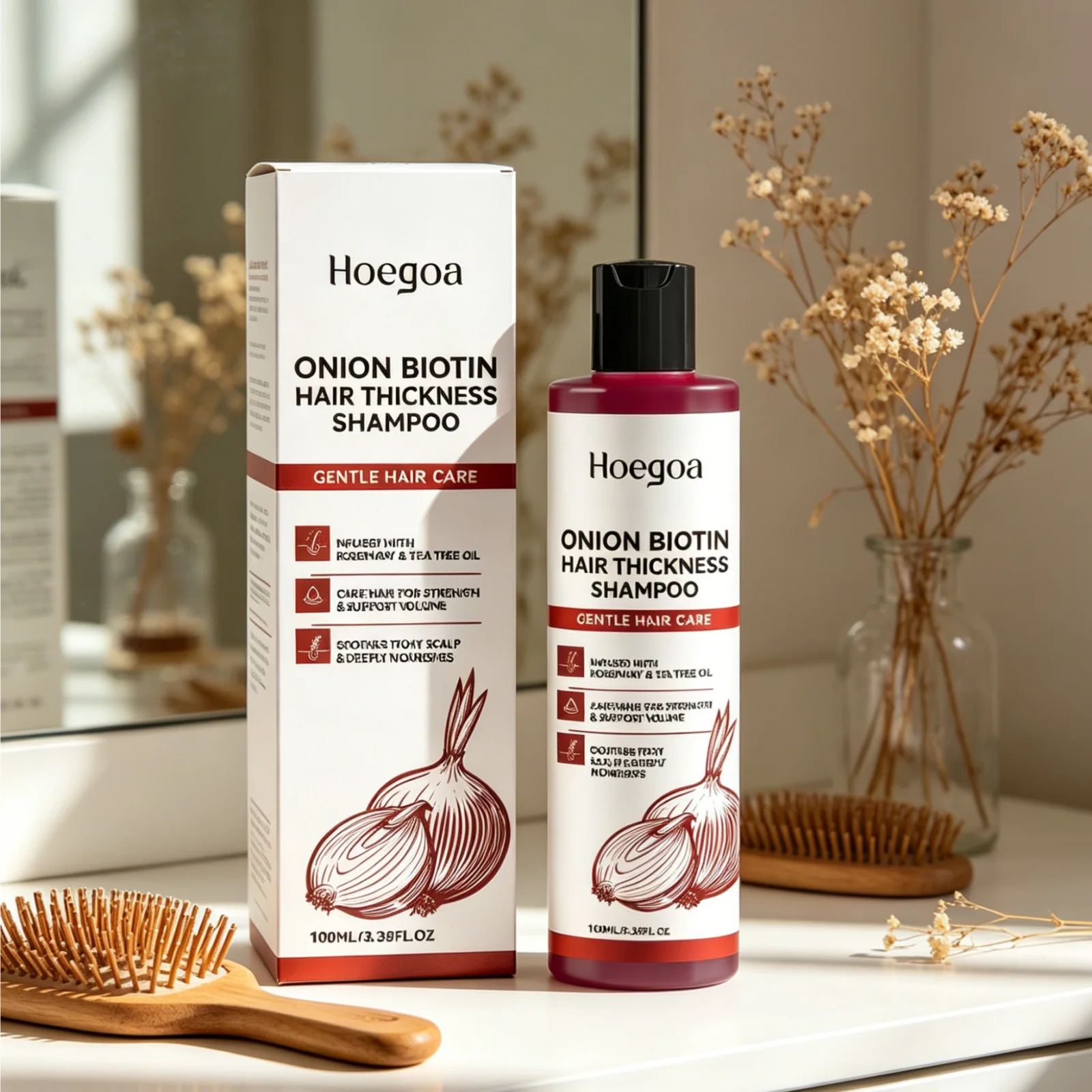 Hoegoa Onion Biotin Shampoo – Scalp Soothing & Nourishing Biotin Hair Shampoo Oasis Select
