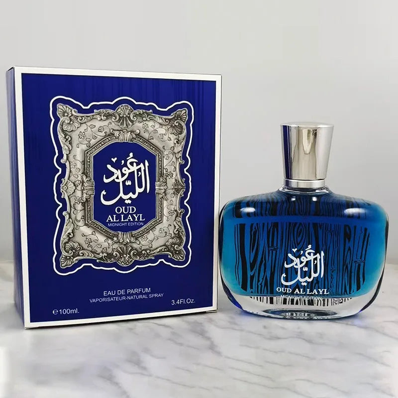 Arabic Sandalwood Perfume Classic Agarwood & Irresistible Musk Fragrance Elegant Charming Woody Eau De Parfum For Men Oasis Select A BLUE 100ml