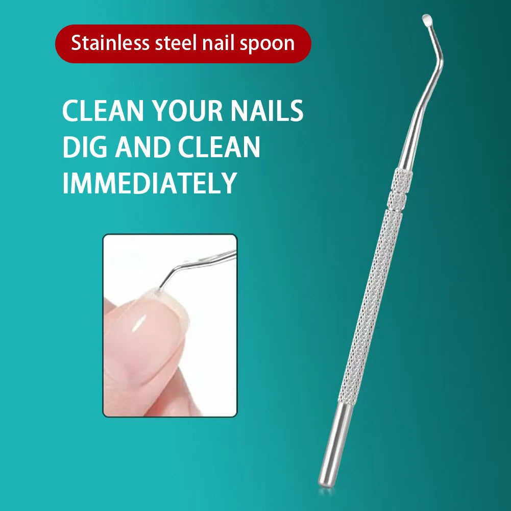 Wide-Jaw Slanted Nail Clipper | Anti-Splash Trimmer Set
