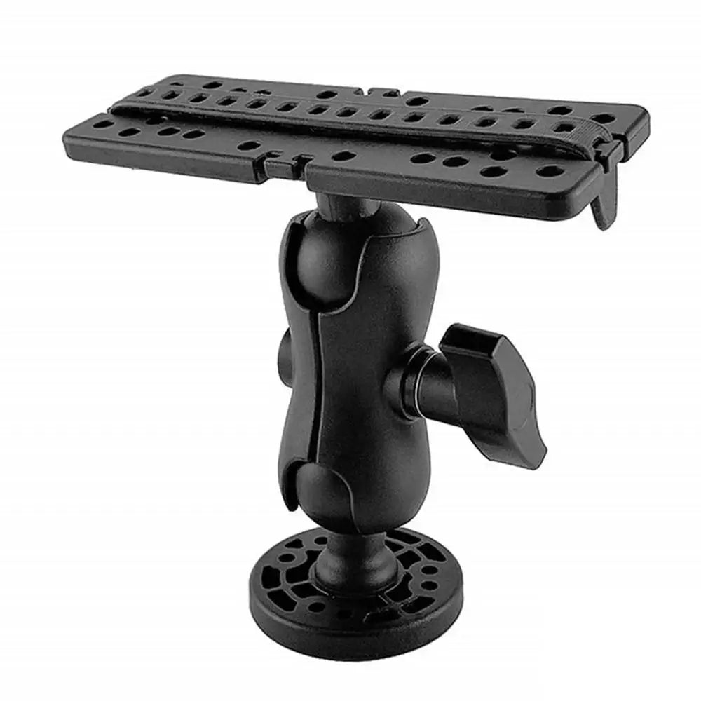 Fish Finder Bracket Reusable Waterproof Raft Fishfinder Mount Electronic Fish Finder Holder Marine Electronic Fish Finder Mount Oasis Select black