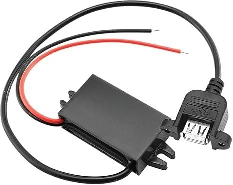 12V 24V to 5V 3A 15W Converter Module Power Supply Regulator for Car Charger Dual USB Output(12V-5V 3A 1USB C1) Oasis Select Single ear 12V 24V 5V 3A