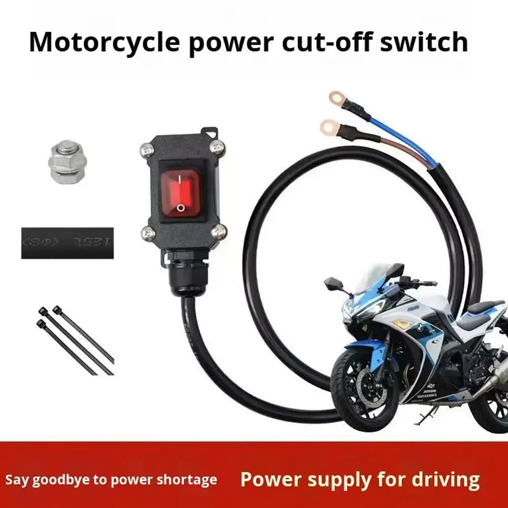 Motorcycle Battery Kill Switch – Waterproof 12V/24V Power Cut Off Motorcycle Kill Switch Oasis Select