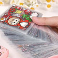50Pcs of Non-repetitive PET Waterproof Cute Ledger Stickers Cut-free Stickers for Students and Girls Anime Stickers Oasis Select onesize