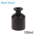 100ml Fragrance Empty Bottles can use Rattan Sticks Purifying Air Aroma Diffuser Set Essential Oil Bottles for Room Office Oasis Select Matt black