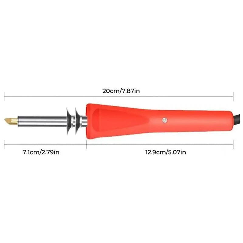 LIKE WISH DIY Wood Burning/Carving Set, DIY Wood/Leather Burning Set-26 Letters Copper Mold, As Shown DIY Supplies US Plug Oasis Select