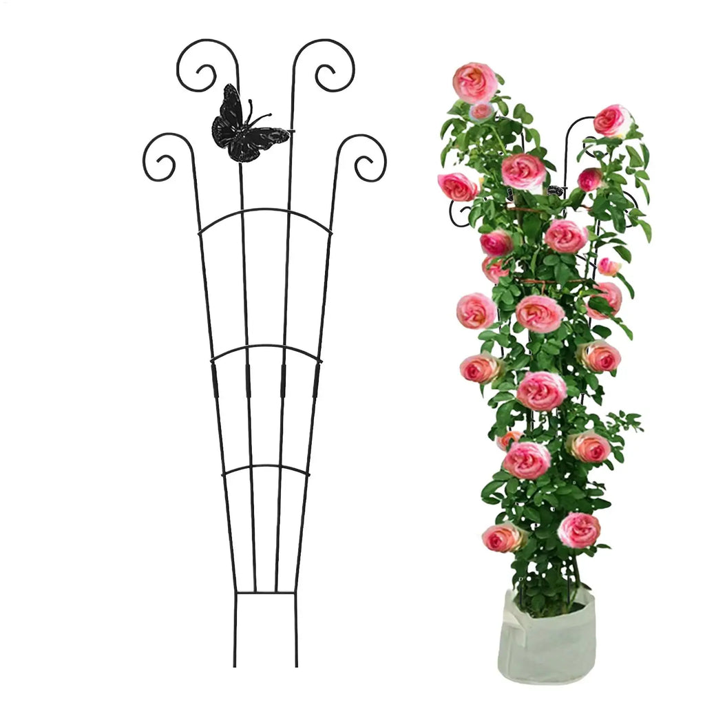 Climbing Plant Trellis Garden Support Cages For Flowers Plants Support Frame Trellis Climbing DIY Flower Vines Pot Stand Oasis Select