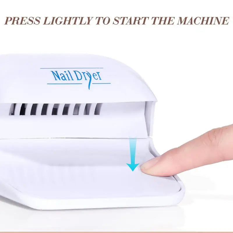Portable Nail Fan Dryer for Regular Polish | One-Key Operation Nail Fan Dryer Oasis Select